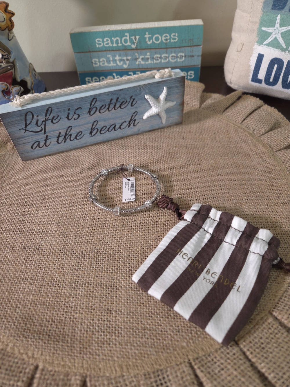 NWT Henri Bendel  Deco Rondell Bangle Bracelet